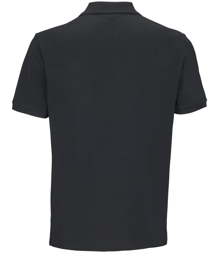 Polo in Black, back view [[v for="Black"]]