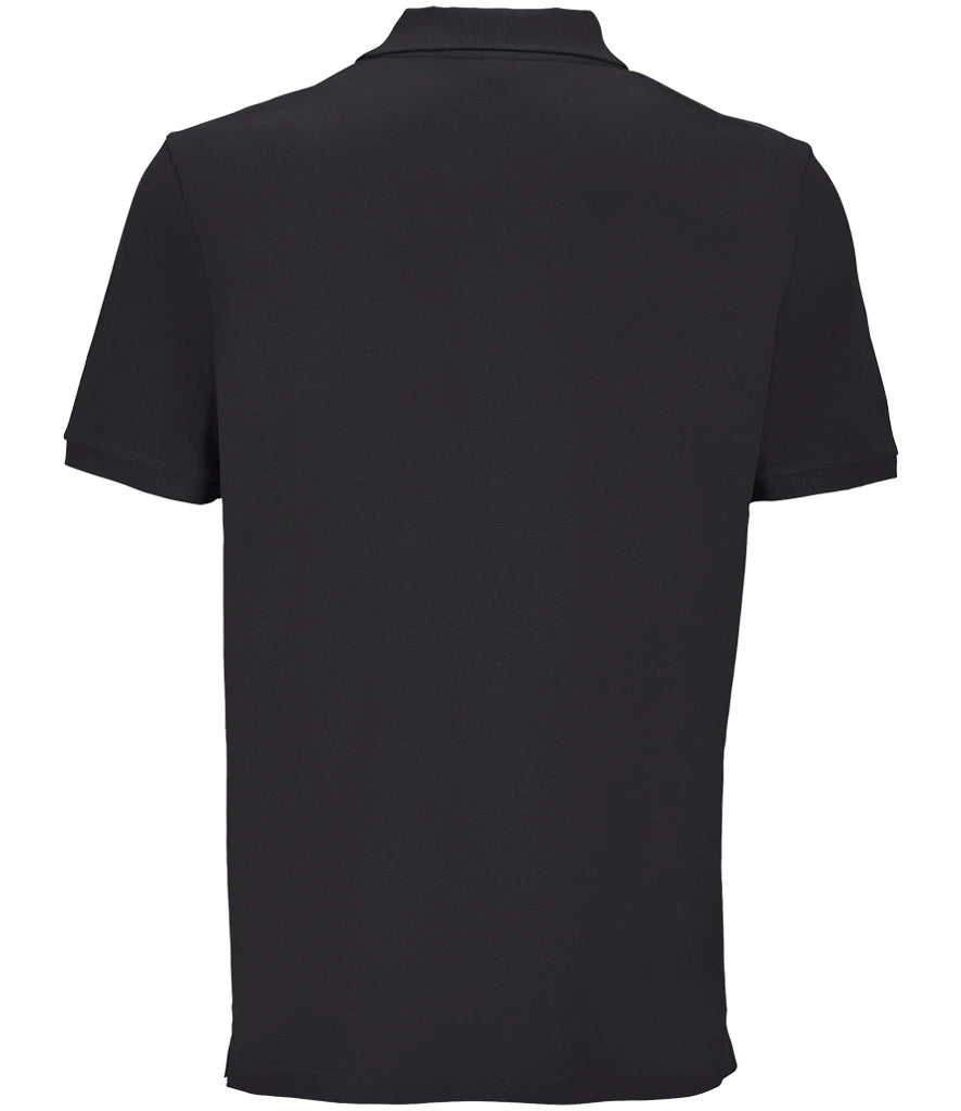 Polo in Carbon Grey, back view [[v for="Carbon Grey"]]