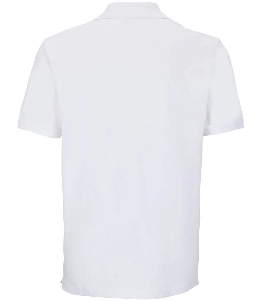 Polo in White, back view [[v for="White"]]