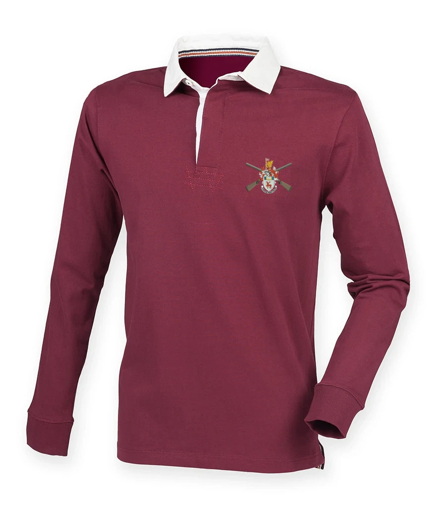 Shirt in Deep Burgundy, front view [[_rcta for="Deep Burgundy" x=34.4 y=35 w=12.8 h=7.3 size=9 ink=#ffcc00 font=Arial]]