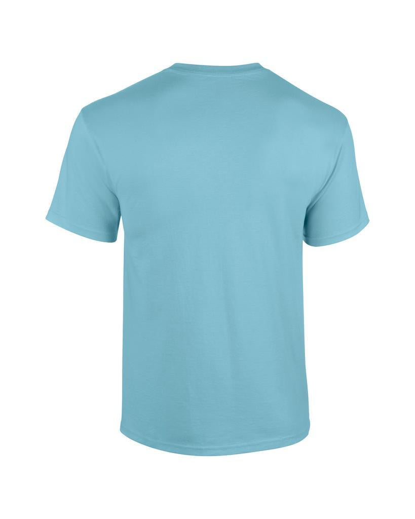 sky blue t-shirt back view [[v for="Sky Blue"]] [[_bp for="Sky Blue" x=53 y=30 w=45 h=27.5 ink=#ffffff]]