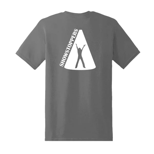T-Shirt in Charcoal, back view [[v for="Charcoal"]]