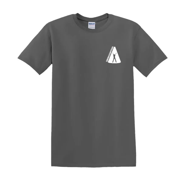 T-Shirt in Charcoal, front view [[v for="Charcoal"]]