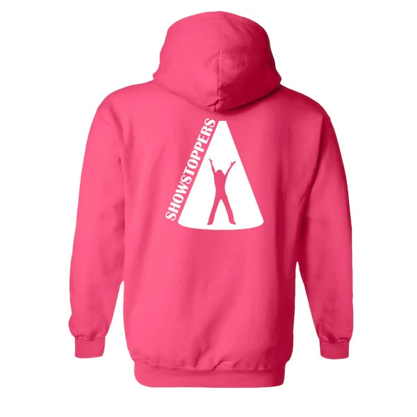 Hoodie in Heliconia, back view [[v for="Heliconia"]]