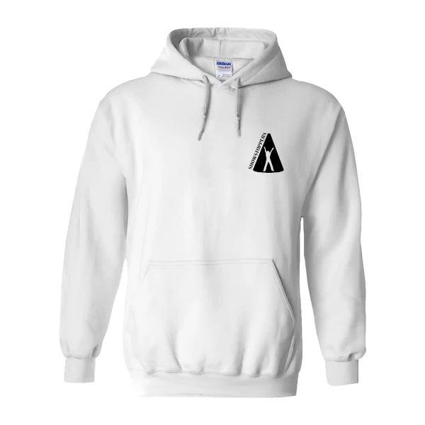 Hoodie in White, front view [[v for="White"]]