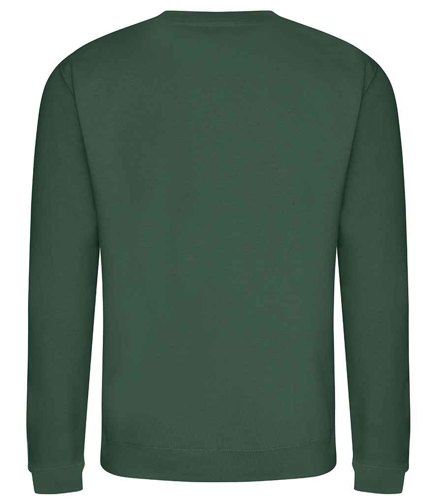 Green sweatshirt, back view [[v for="Bottle Green"]] [[_bp for="Bottle Green" x=51 y=28 w=47 h=26 ink=#ffffff]]