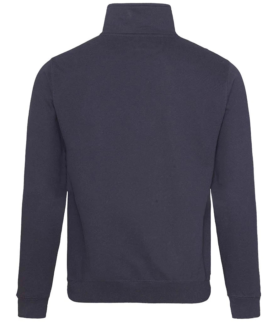 1/4 Zip Sweatshirt in New French Navy, back view [[v for="New French Navy"]]