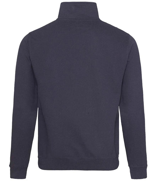 1/4 Zip Sweatshirt in New French Navy, back view [[v for="New French Navy"]]