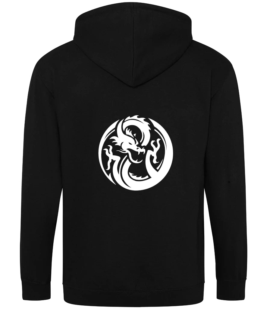Hoodie in Deep Black, back view [[v for="Deep Black"]]