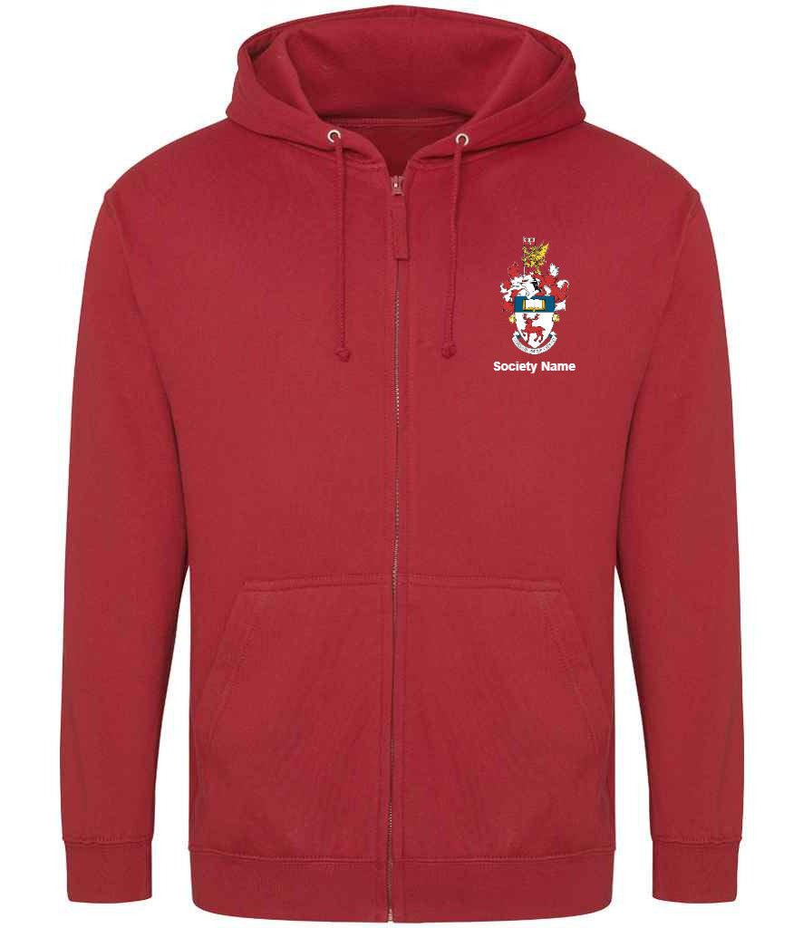 red zoodie, front view [[_rc for="Fire Red" left_chest_embroidery="UoS Coat of Arms" x=33 y=33 w=15 h=11 ink=#ffffff]]