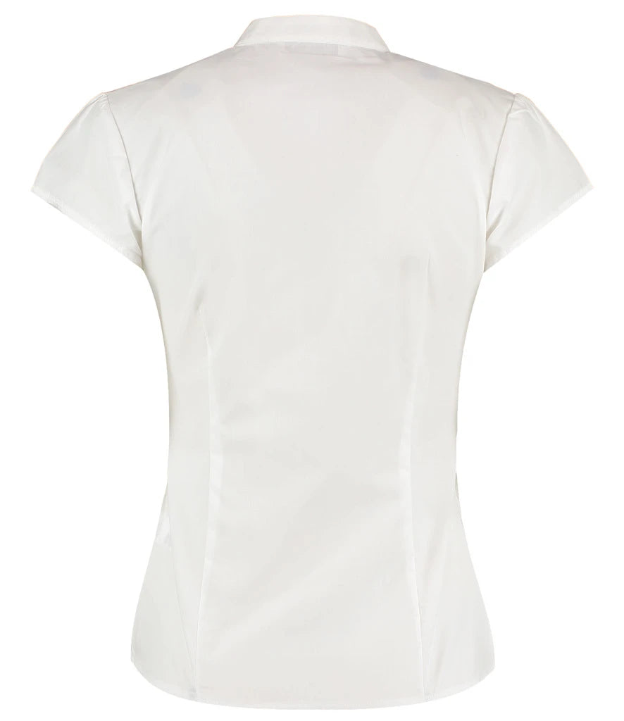 Ladies Blouse in White, back view [[v for="White"]]