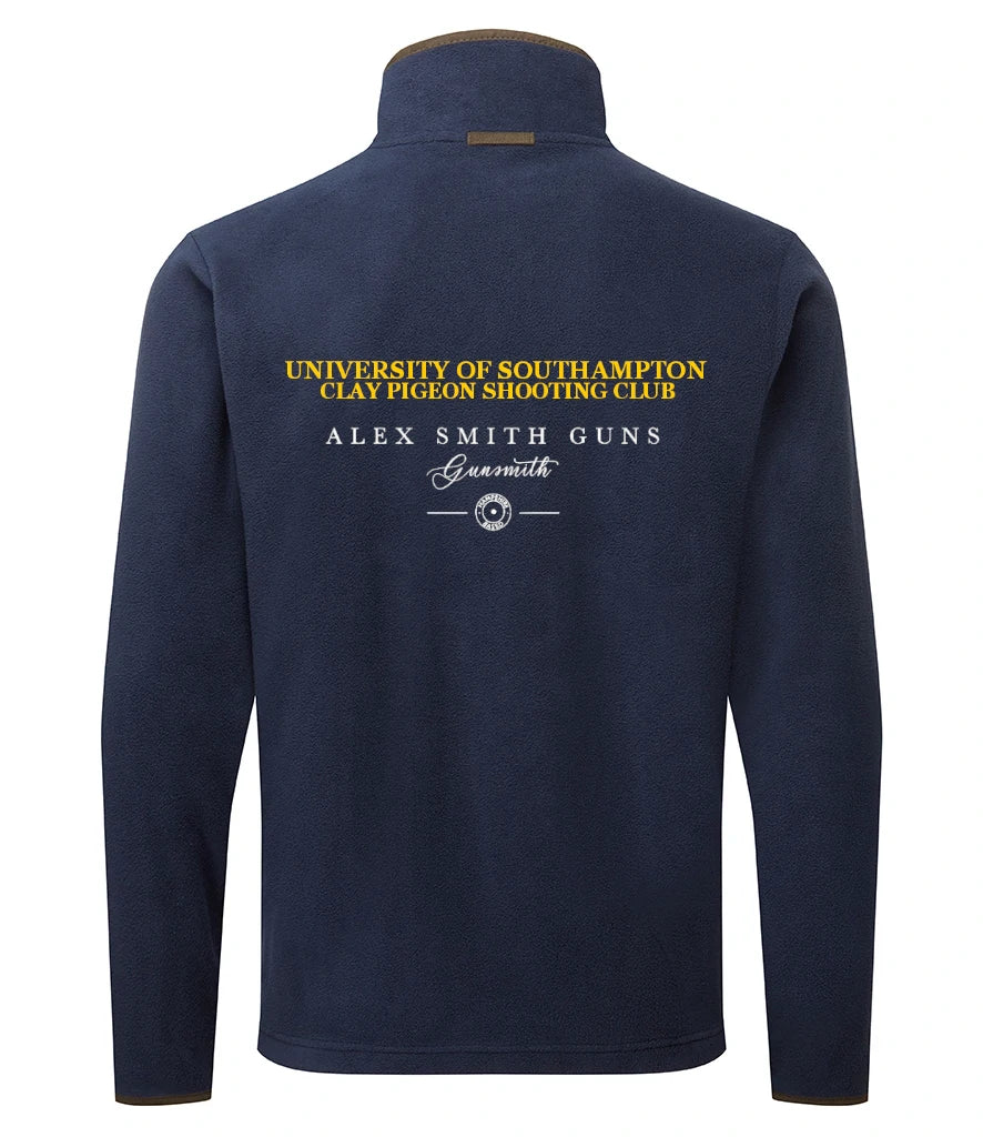 Fleece in Navy/Brown, back view [[v for="Navy/Brown"]]