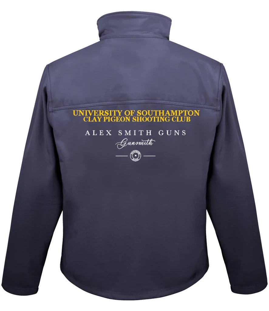 Softshell Jacket in Navy, back view [[v for="Navy"]]