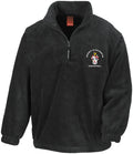1/4 Zip Fleece in Black, front view [[_rc for="Black" x=34.4 y=37.5 w=14.5 h=7.1 size=9 ink=#ffffff font=Arial]]