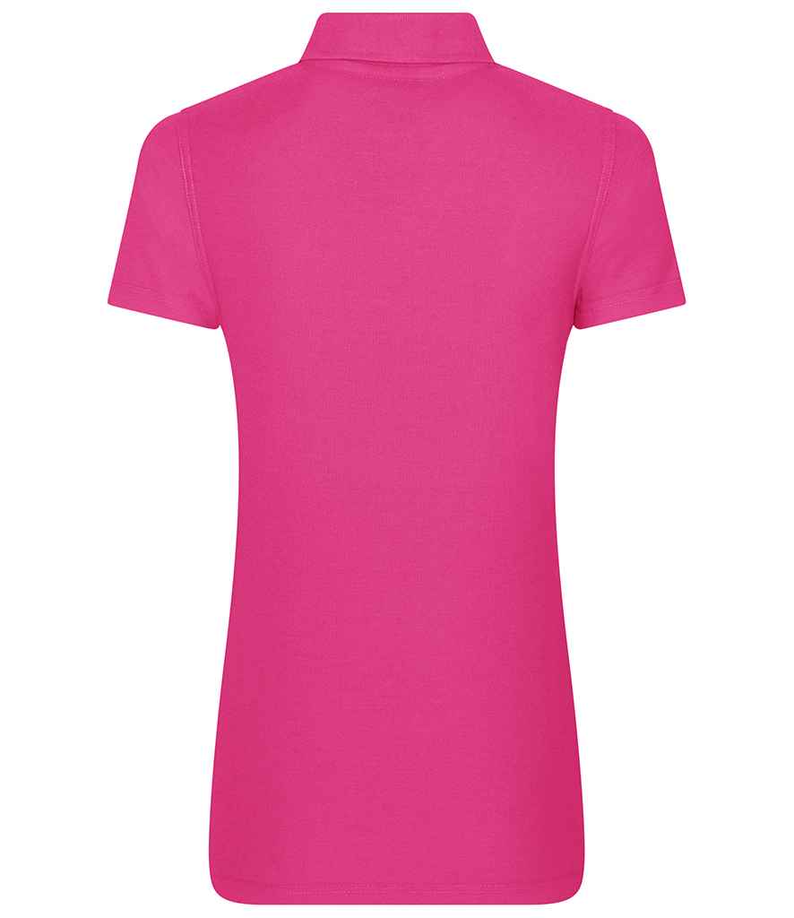 Social Shirt in Fuchsia, back view [[_bp for="Fuchsia" x=49.8 y=25.1 w=38.7 h=18.6 size=9 ink=#ffffff font="Clarendon BT"]]