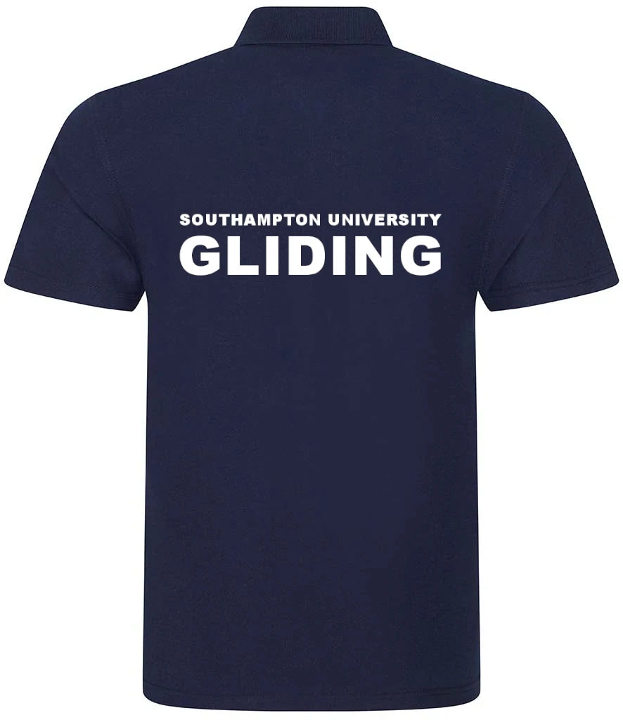 Polo with name in Navy, back view [[v for="Navy"]]
