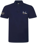 Polo with name in Navy, front view [[_rcta for="Navy" x=33.4 y=30.4 w=14.7 h=6.6 size=9 ink=#ffffff font=Arial]]