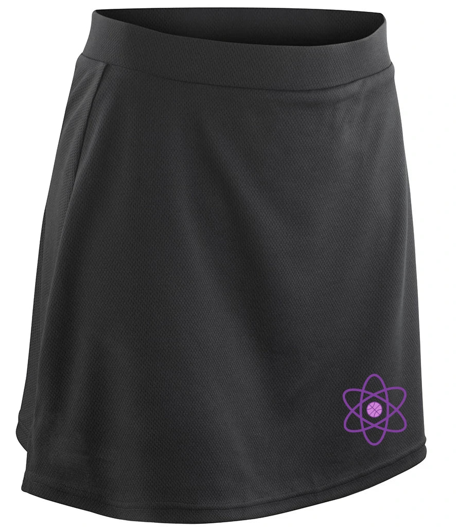 Skort in Black, front view [[v for="Black"]]