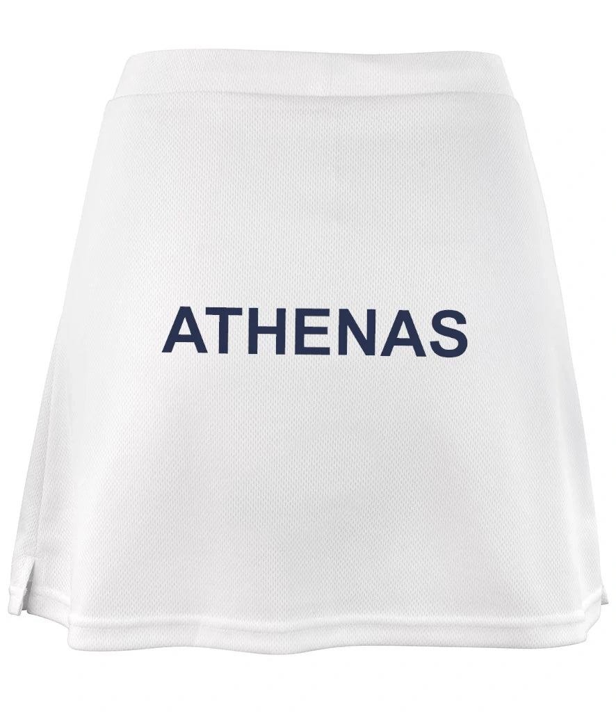 Skort in White, back view [[v for="White"]]